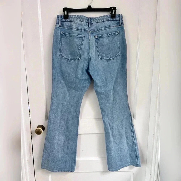 PORTER BLUE WANDERER HIGH RISE FLARE in GRACIE WASH - Picture 7 of 7